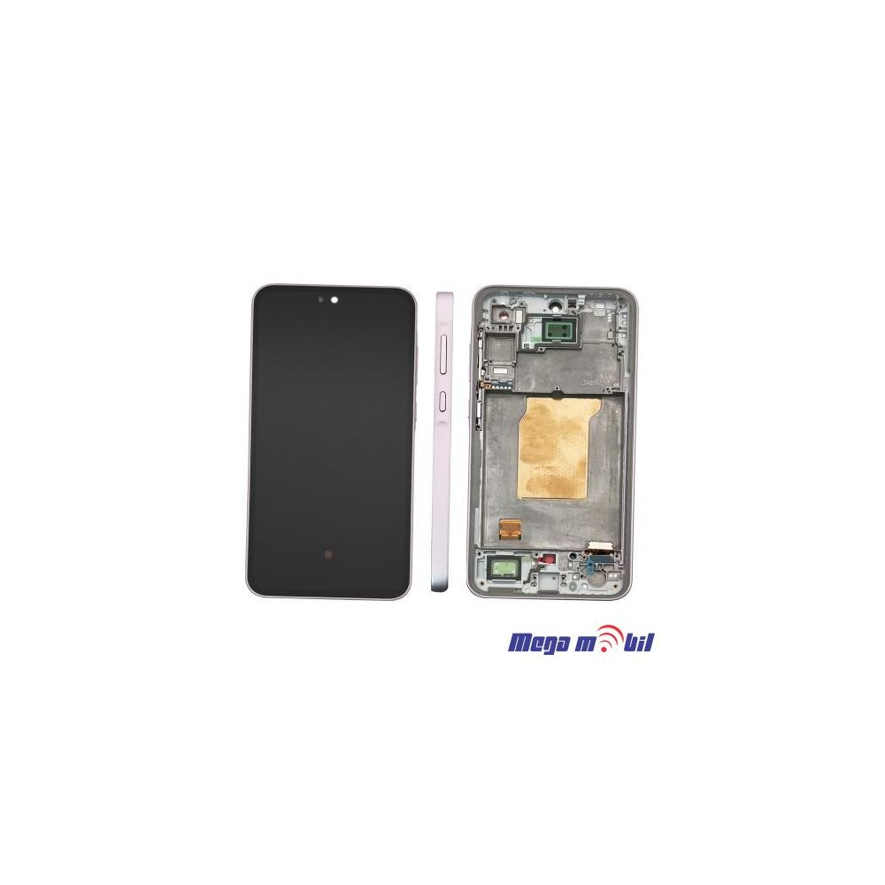 Ekran Samsung A356B/ A35 5G SO RAMKA lilac full org SH