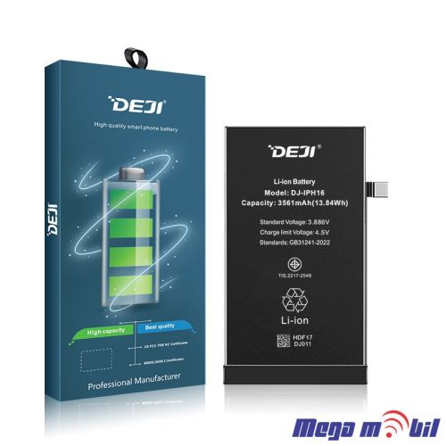Baterija iPhone 16 Deji (3561mAh)