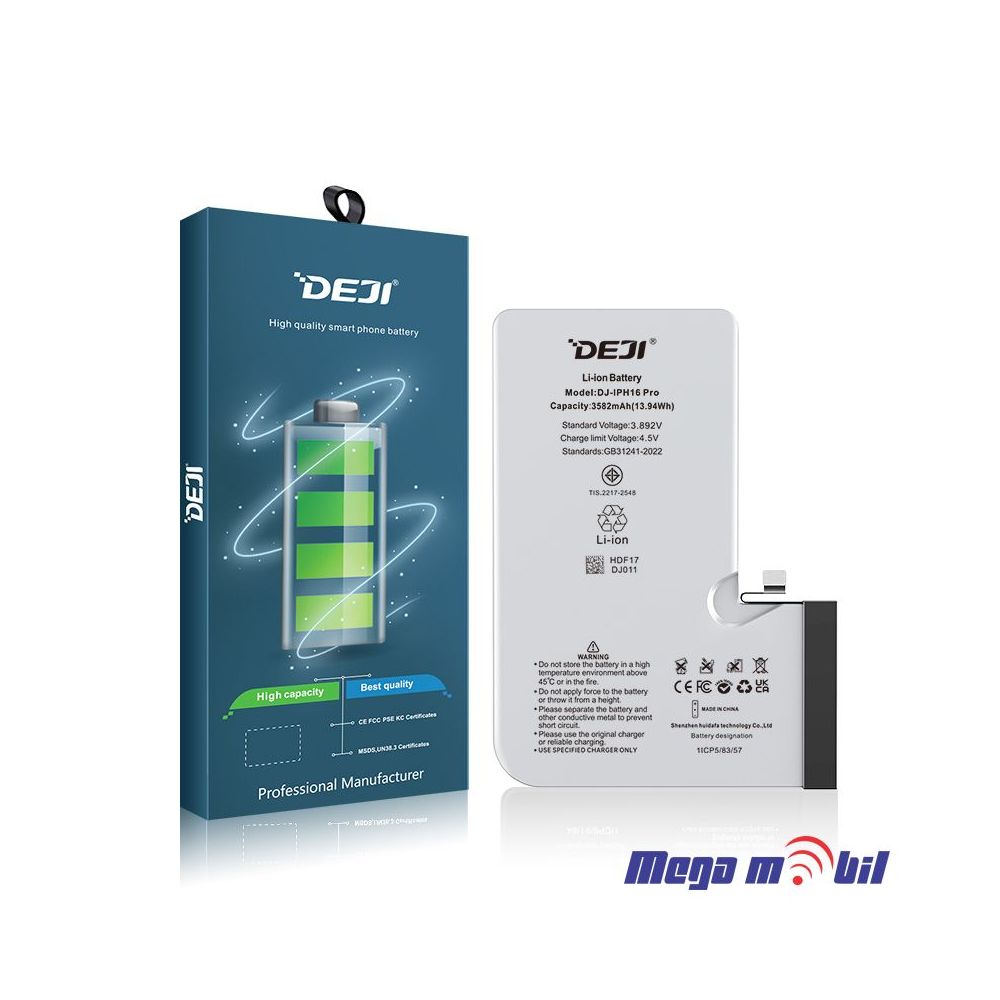 Baterija iPhone 16 Pro Deji (3582mAh)