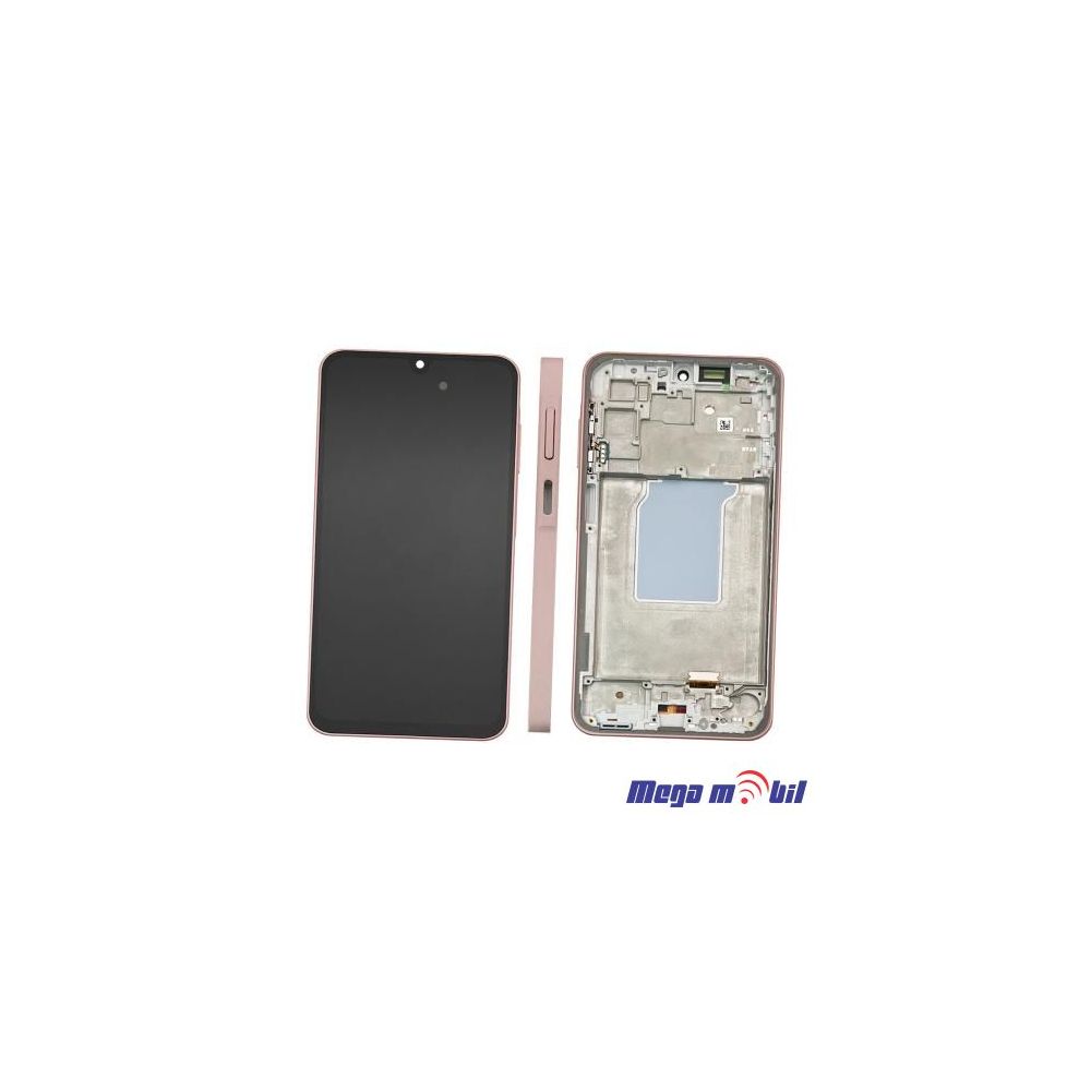 Ekran Samsung A266B/ A26 5G SO RAMKA peach full org 