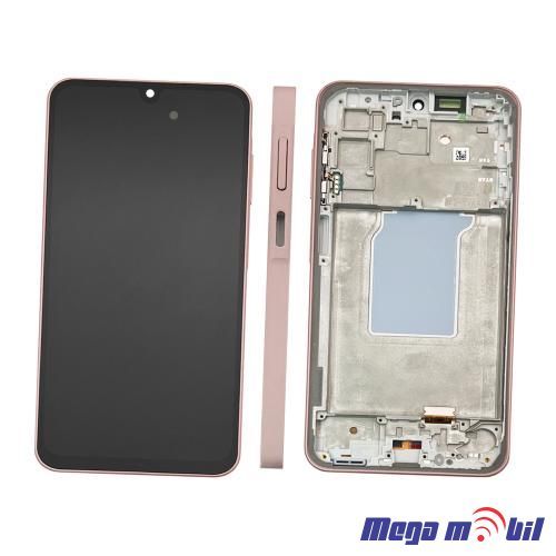 Ekran Samsung A266B/ A26 5G SO RAMKA peach full org 