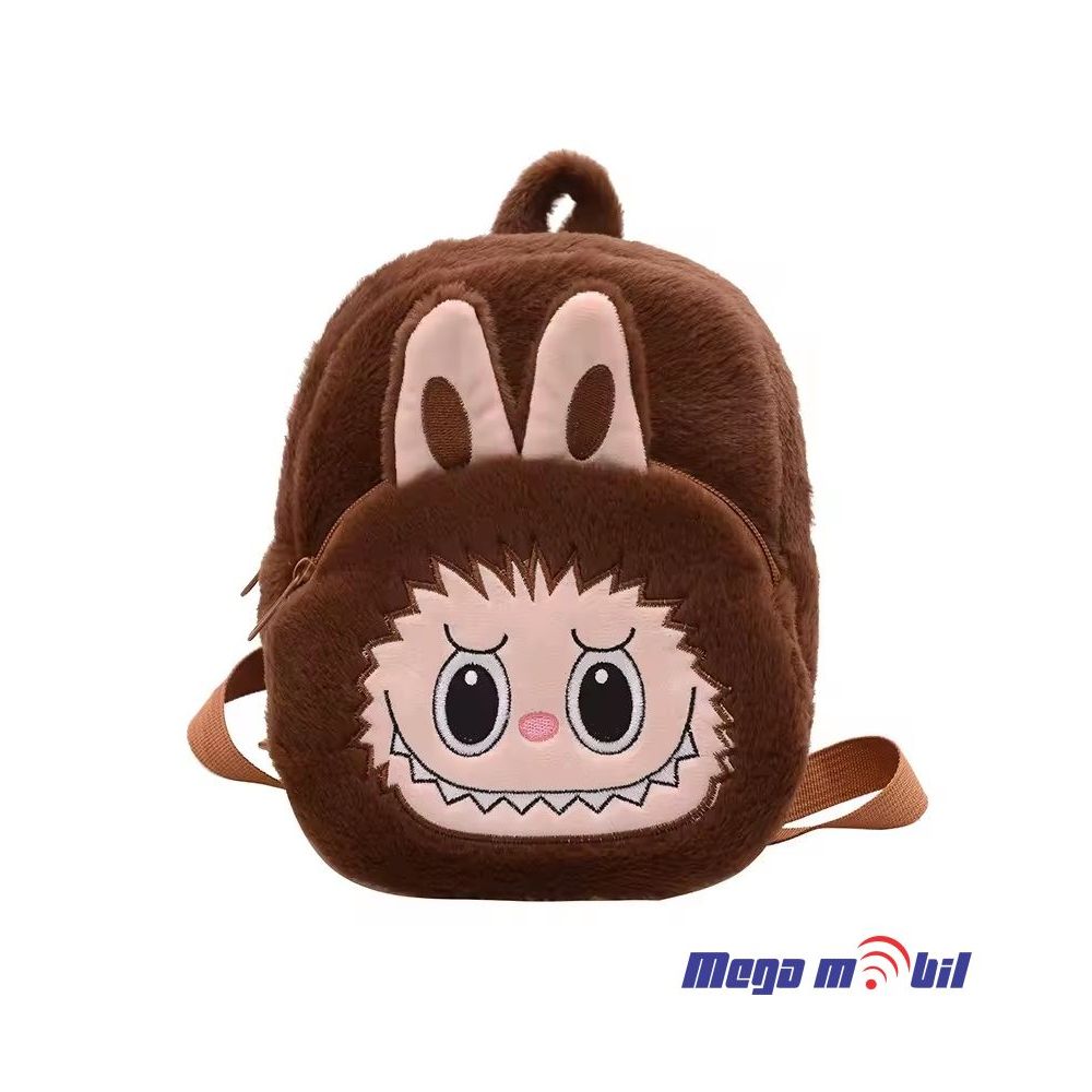 Labubu Big Head Ranec dark brown