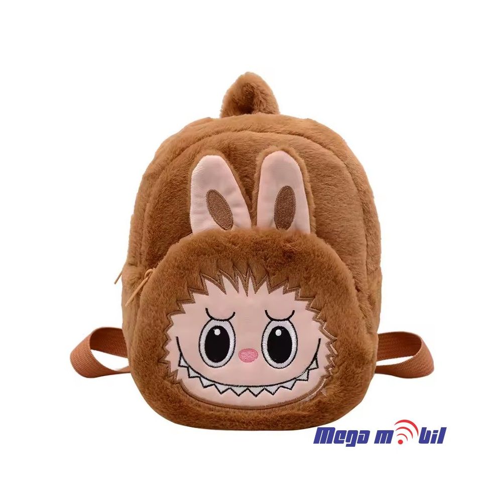 Labubu Big Head Ranec light brown
