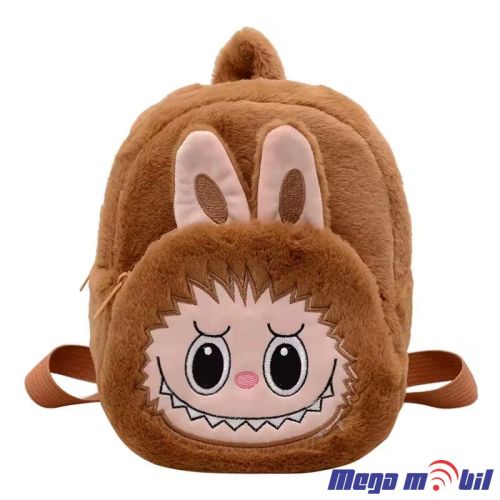 Labubu Big Head Ranec light brown