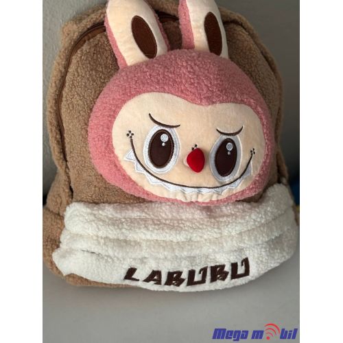 Labubu Berber Fleece Ranec pink