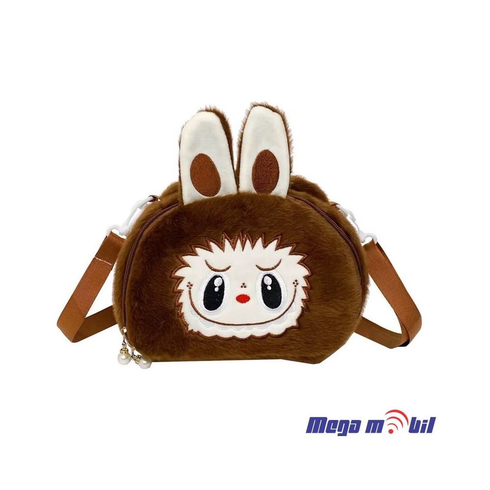 Labubu Crossbody Small Purse brown