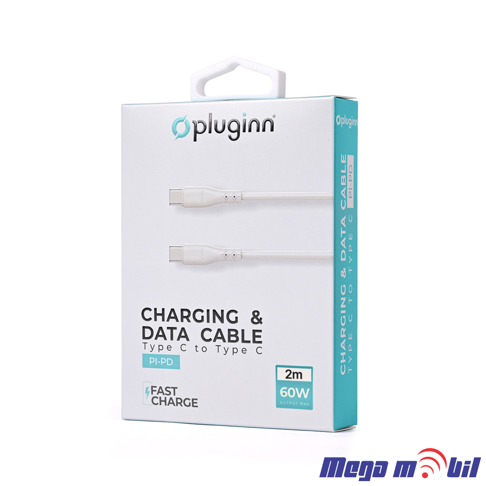 Data Kabel Type C PD Pluginn 60W 2m FAST white