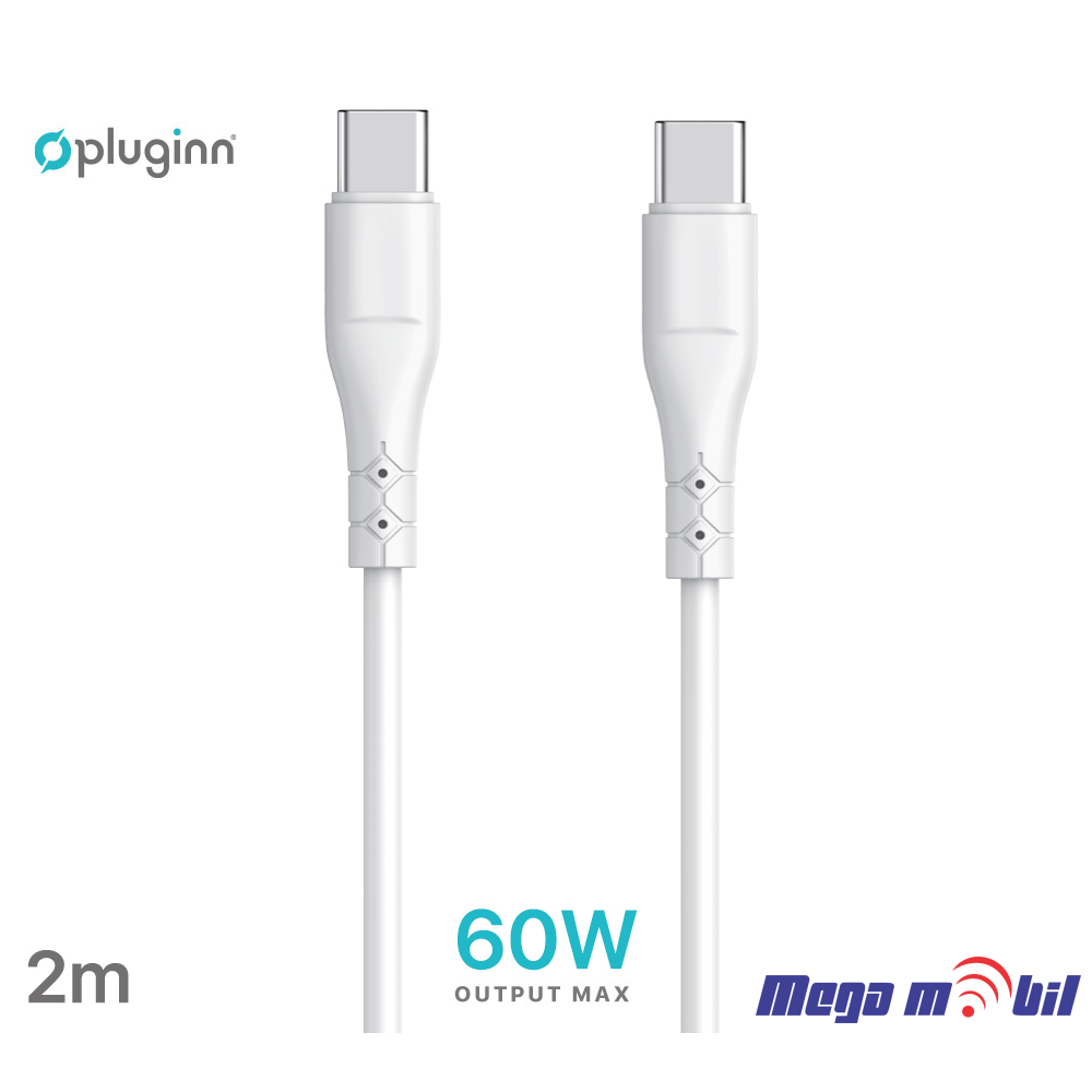 Data Kabel Type C PD Pluginn 60W 2m FAST white