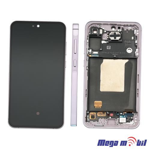 Ekran Samsung A556B/ A55 5G SO RAMKA lilac full org SH