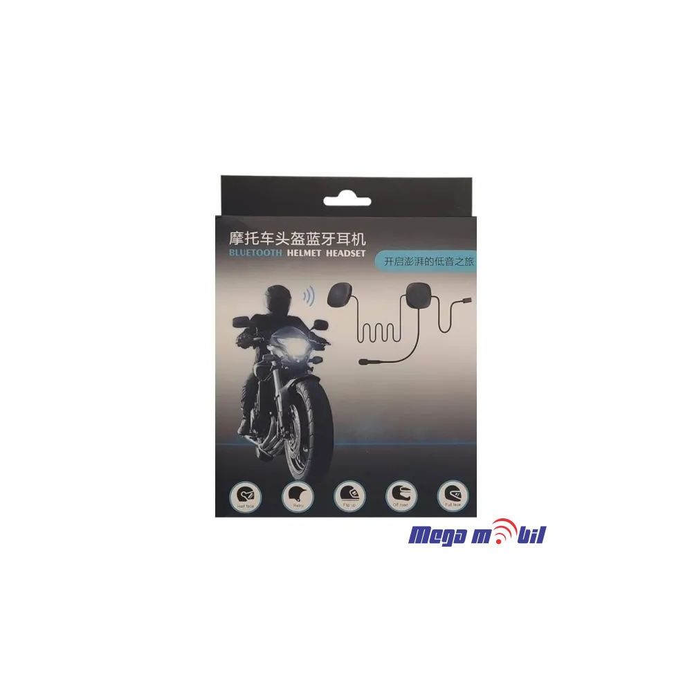 Slusalki Bluetooth so mikrofon za vo kaciga 