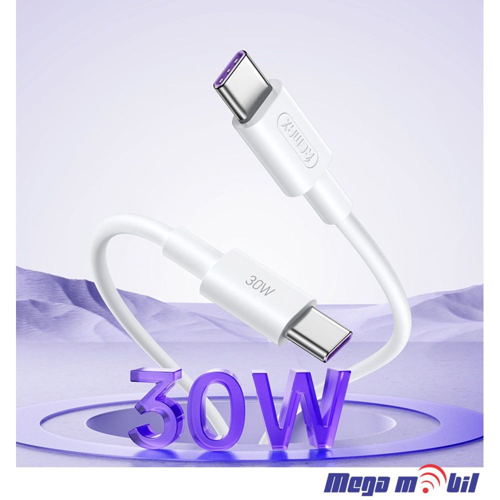 Data Kabel Type C PD REMAX Marlik RC-C021 30W 1m Fast white
