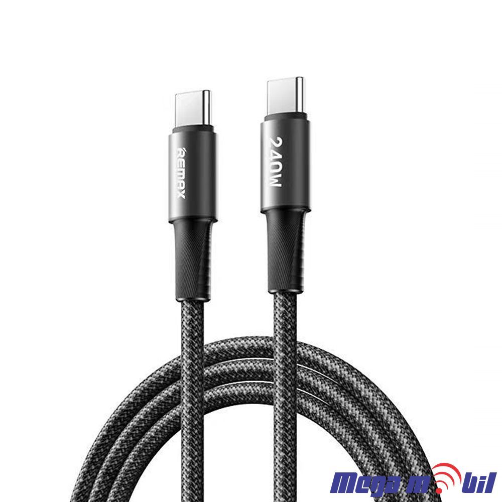 Data Kabel Type C PD REMAX Velocity CB25 240W Fast black 1.2m