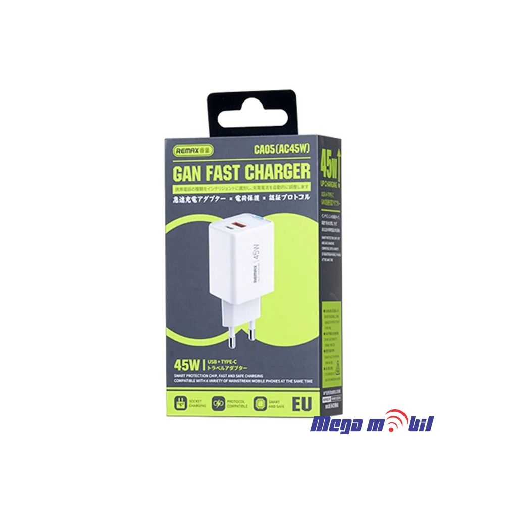 Polnac 220V REMAX Huiying 40W PD GaN CA10