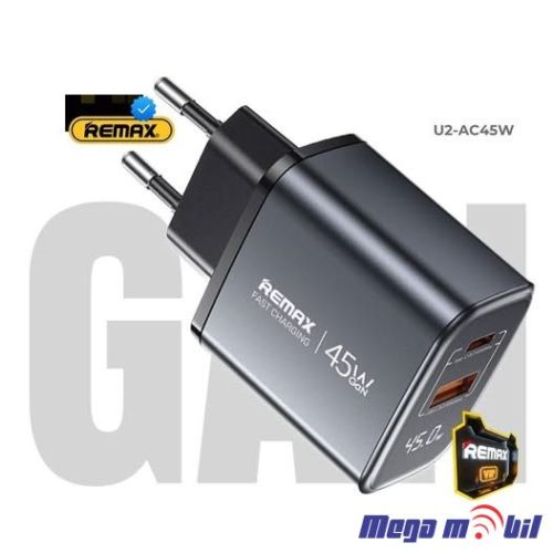 Polnac 220V REMAX 45W PD+QC GaN U2-AC45W