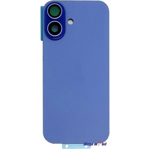 Zadno staklo iPhone 16 Blue so magneti za wireless i stakla za kamera 