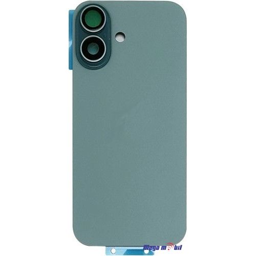 Zadno staklo iPhone 16 Plus Green so magneti za wireless i stakla za kamera 