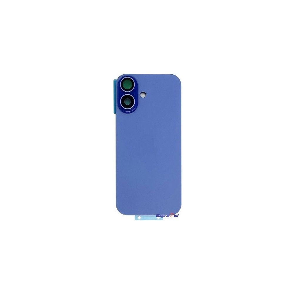 Zadno staklo iPhone 16 Plus Blue so magneti za wireless i stakla za kamera 