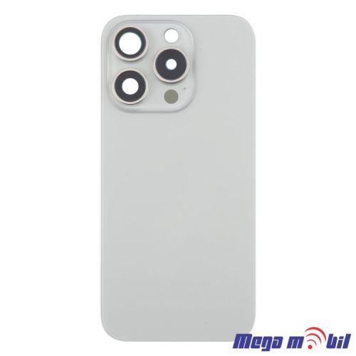 Zadno staklo iPhone 16 Pro Max Natural so magneti za wireless i stakla za kamera 