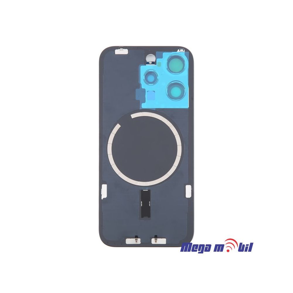 Zadno staklo iPhone 16 Pro Max Natural so magneti za wireless i stakla za kamera 