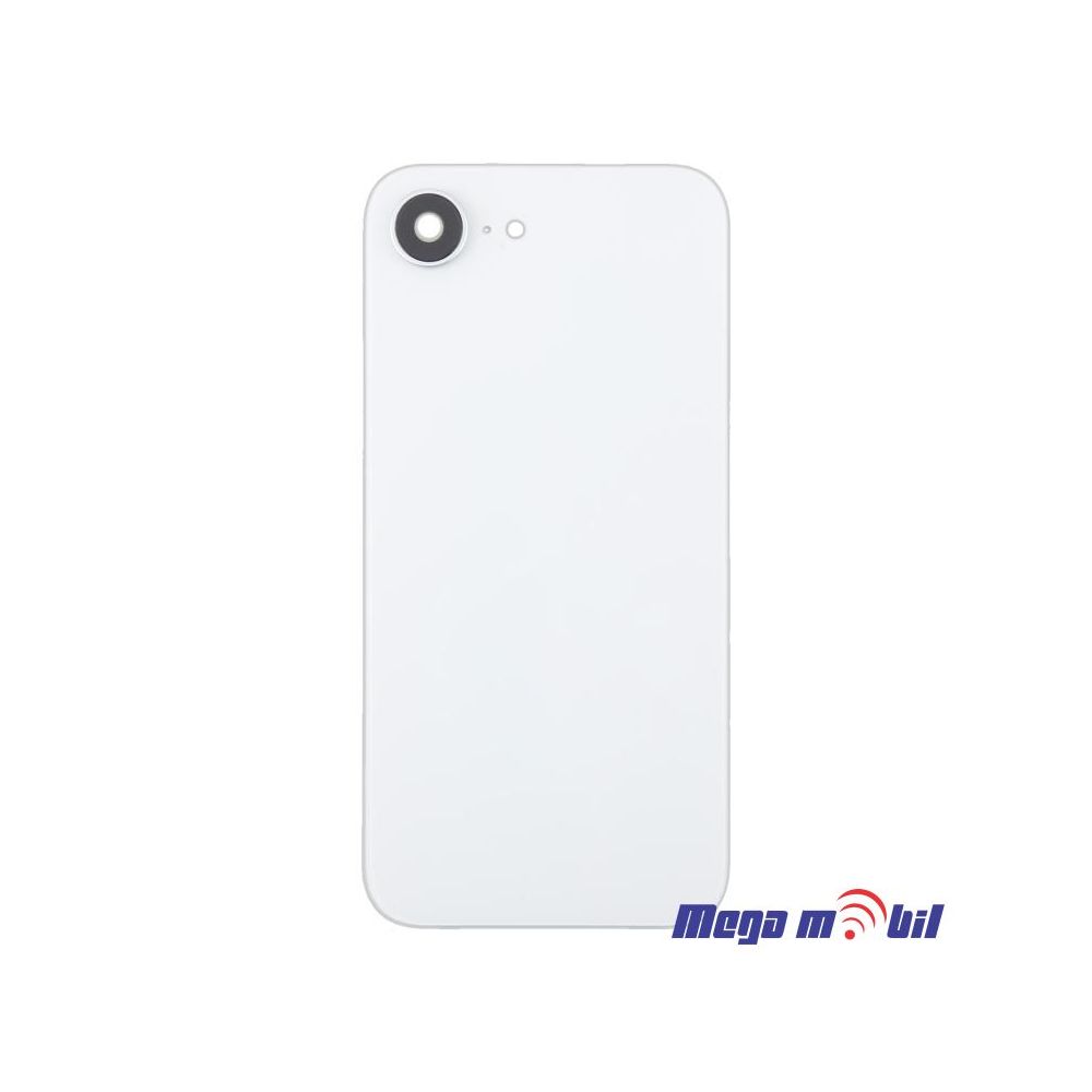 Zadno staklo iPhone 16e White so stakla za kamera 
