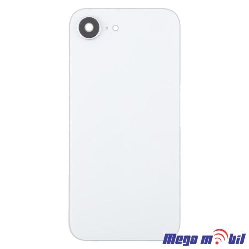 Zadno staklo iPhone 16e White so stakla za kamera 