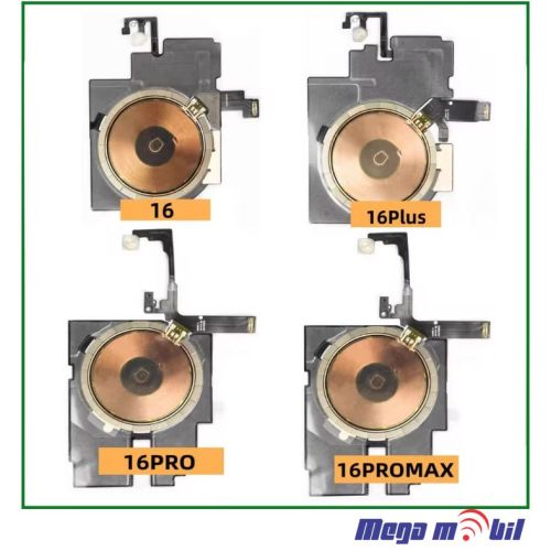 Fletkabel iPhone 16 Pro NFC Coil za wireless polnenje i flet so mikrofon i blic