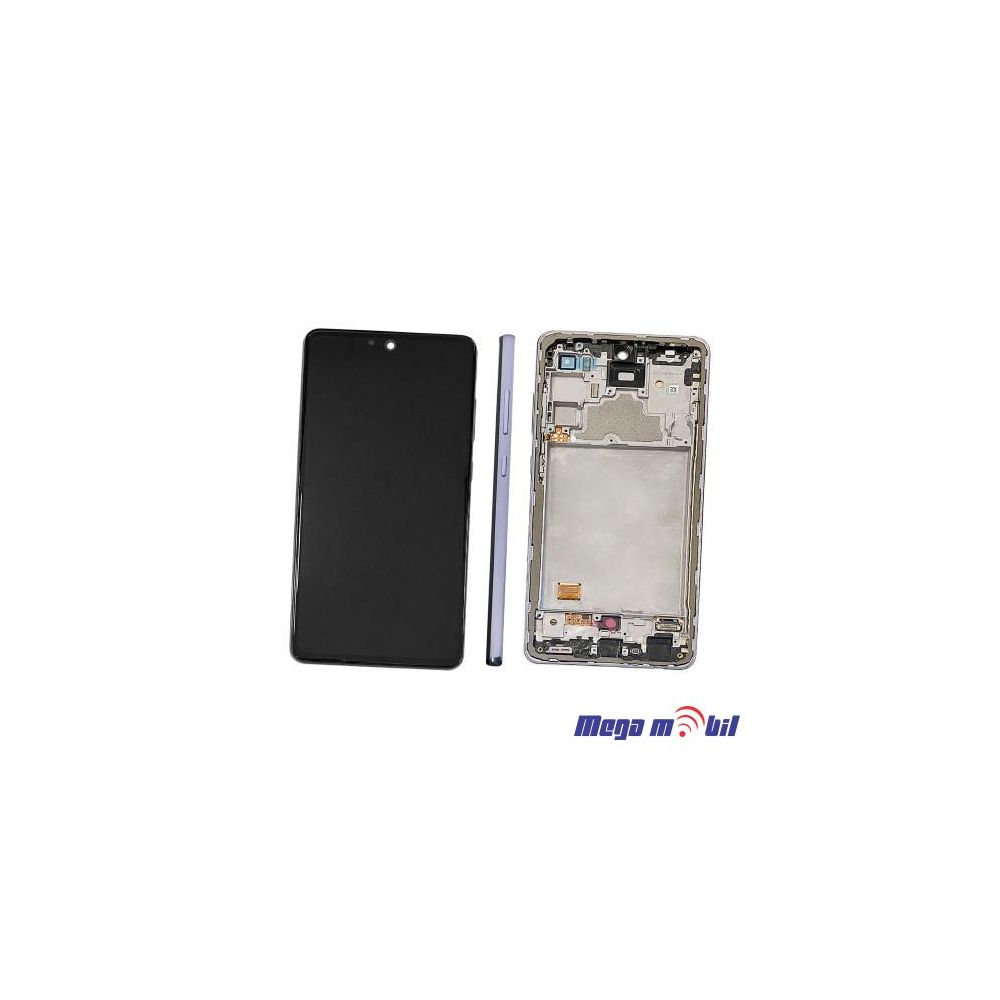 Ekran Samsung A725F/ A72 4G SO RAMKA Violet full org SH