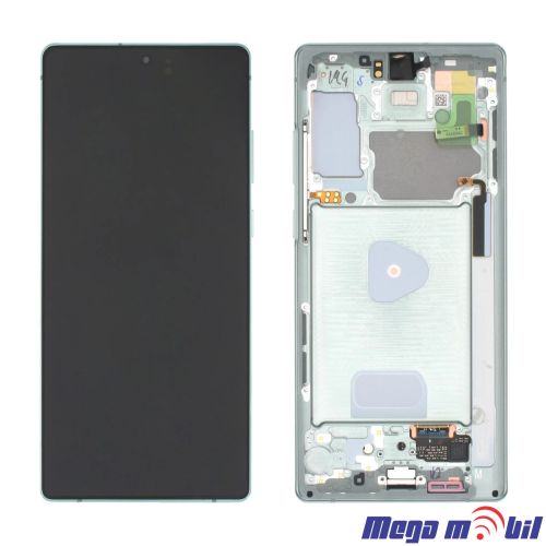 Ekran Samsung N980F Note 20 SO RAMKA Green Full Org SH