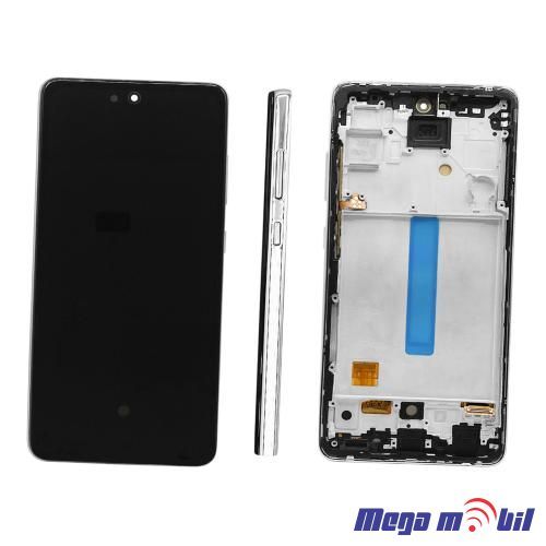 Ekran Samsung A528B/ A52S 5G/ A526U SO RAMKA white Repariran