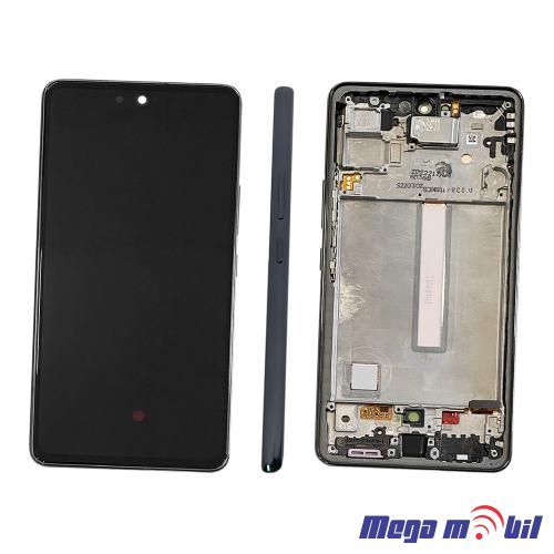 Ekran Samsung A536B/ A53 5G SO RAMKA black Repariran