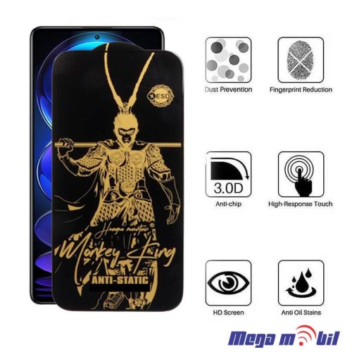 Tempered glass za Samsung A17 5G/ A176B Black Monkey King