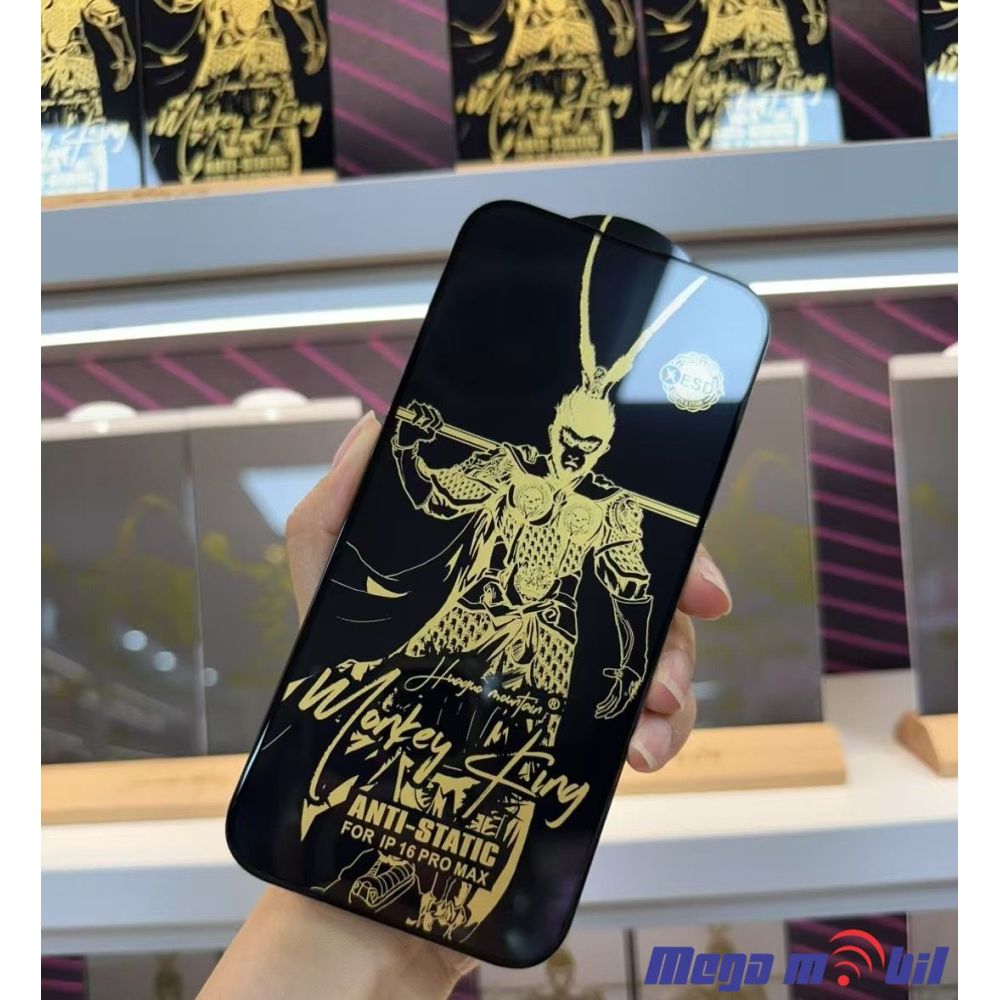 Tempered glass za Samsung A17 5G/ A176B Black Monkey King