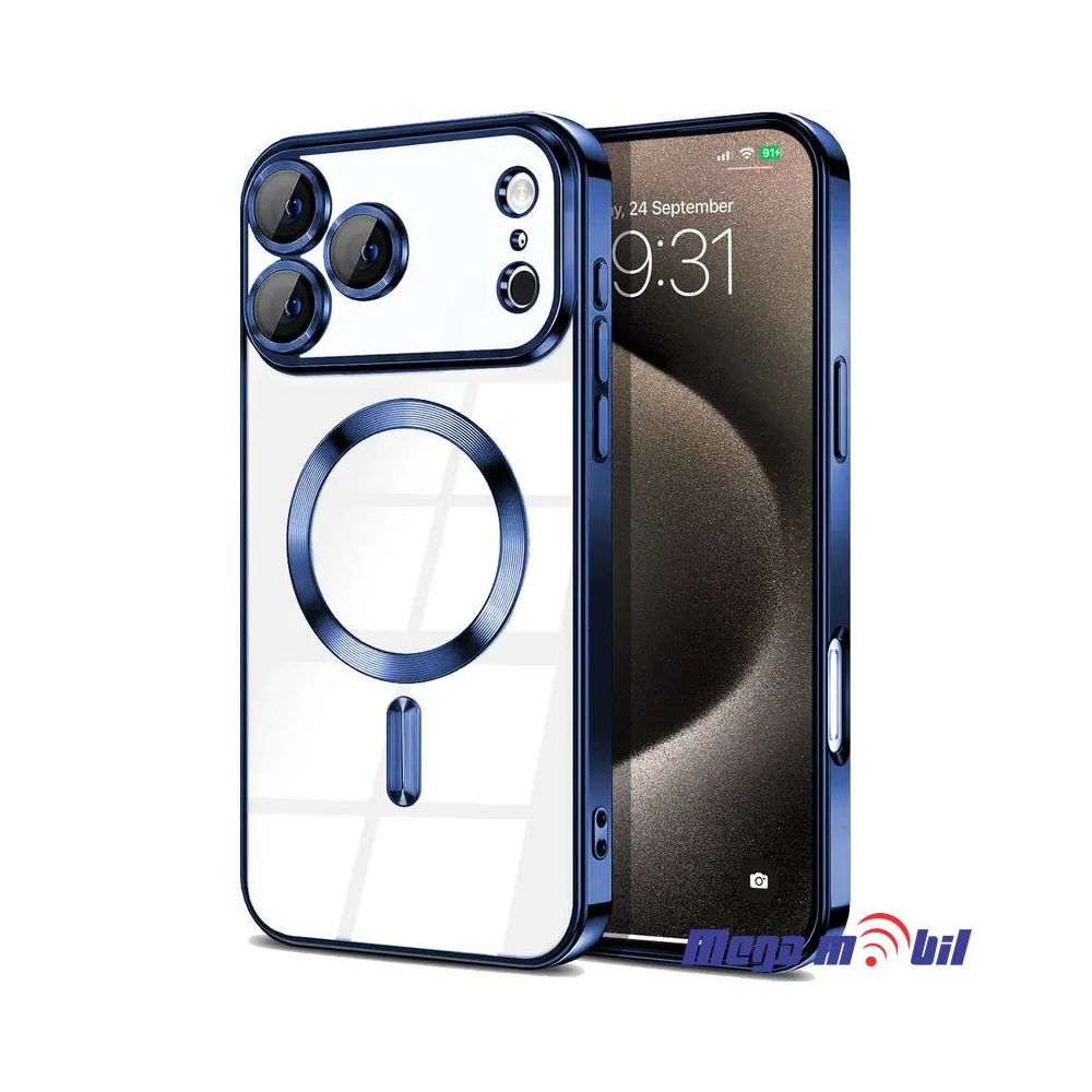 Futrola iPhone 17 Pro Metal Brushed dark blue