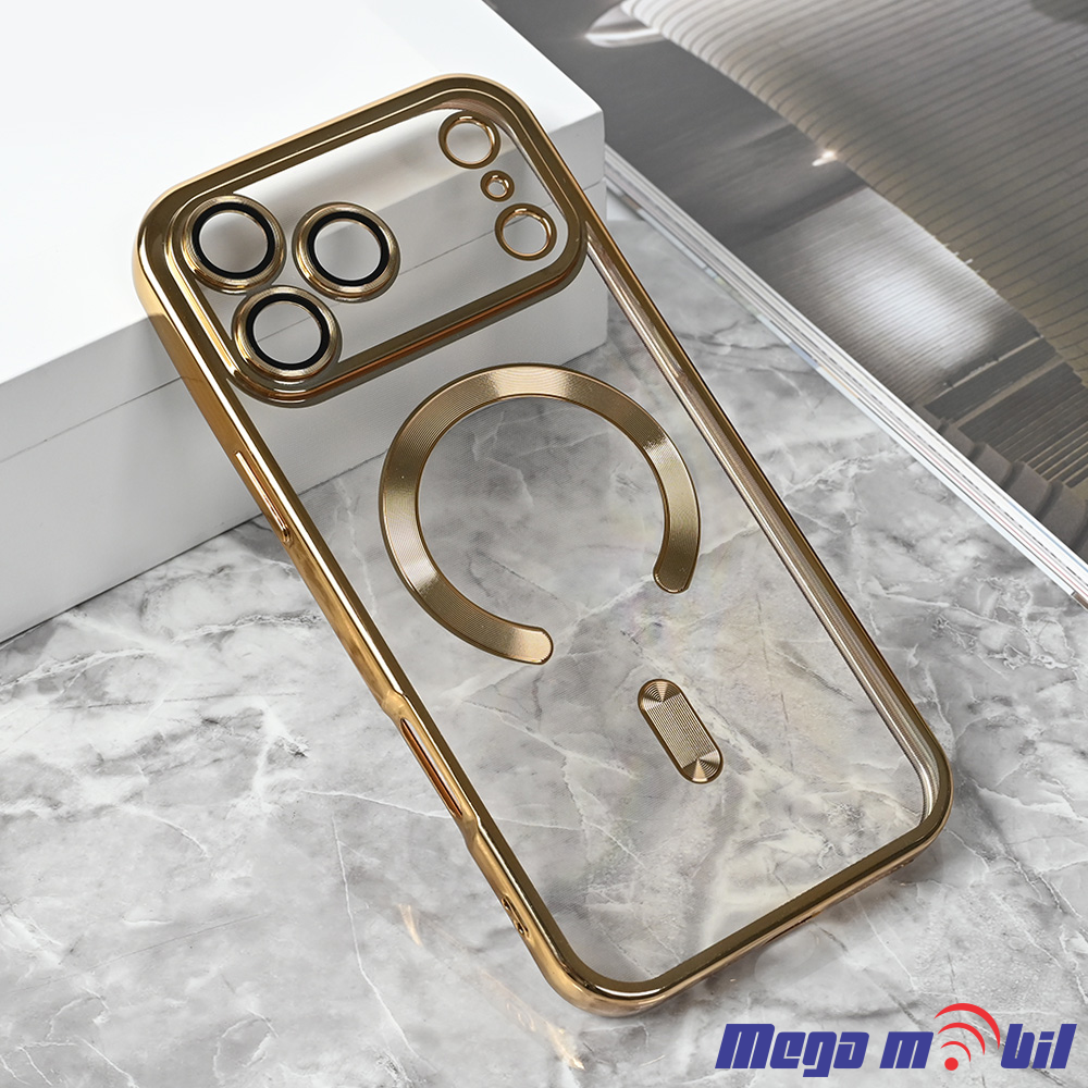 Futrola iPhone 17 Pro Max Metal Brushed gold