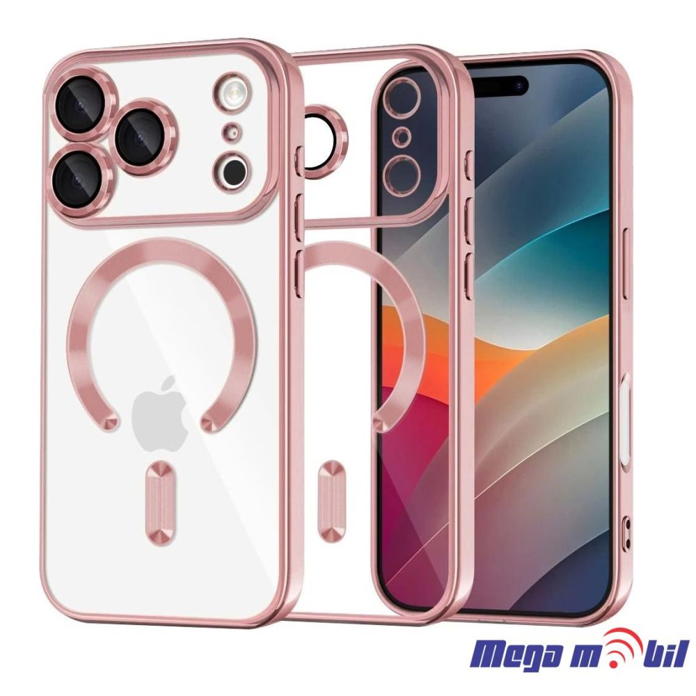 Futrola iPhone 17 Pro Max Metal Brushed rose