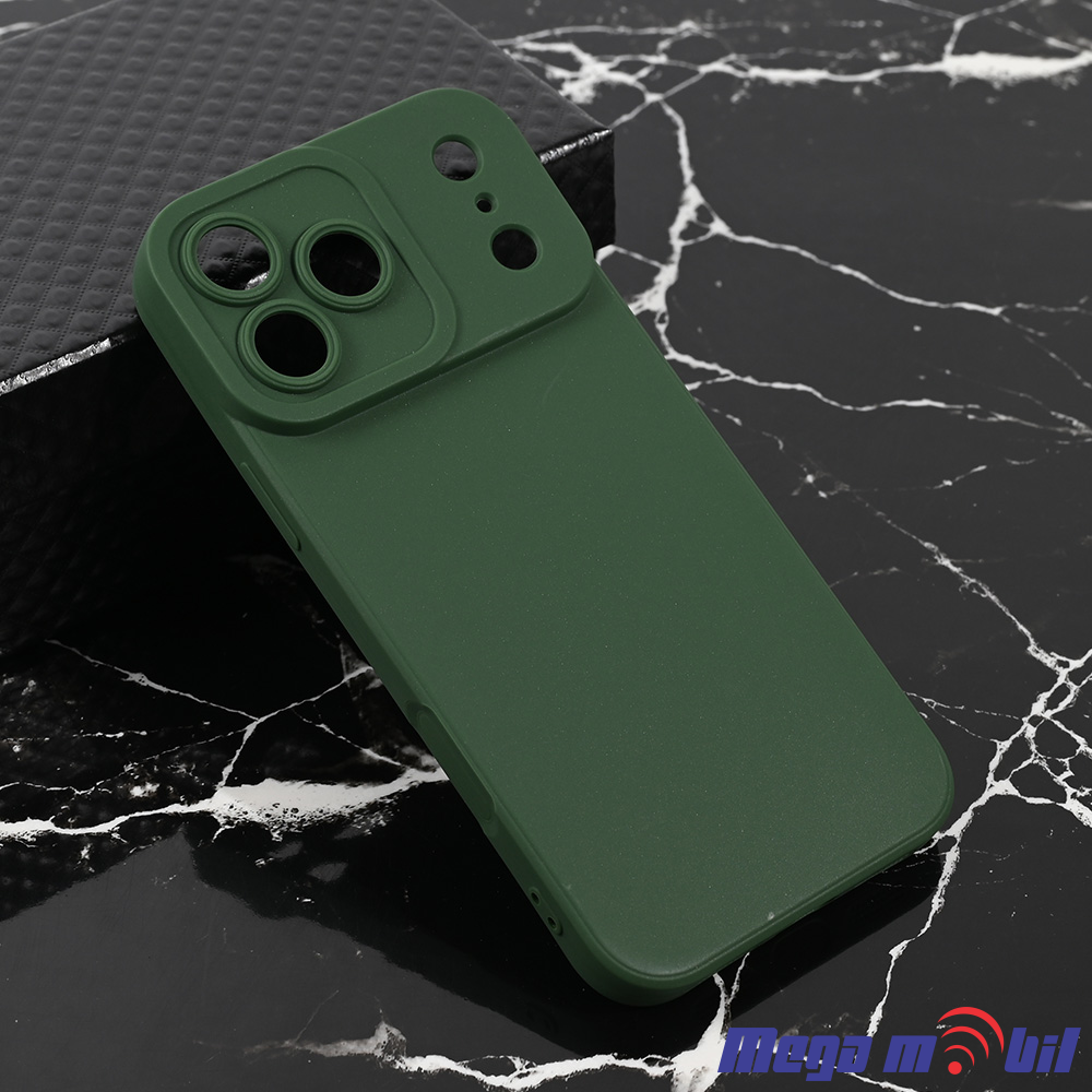 Futrola iPhone 17 Pro Max Pudding MAT dark green