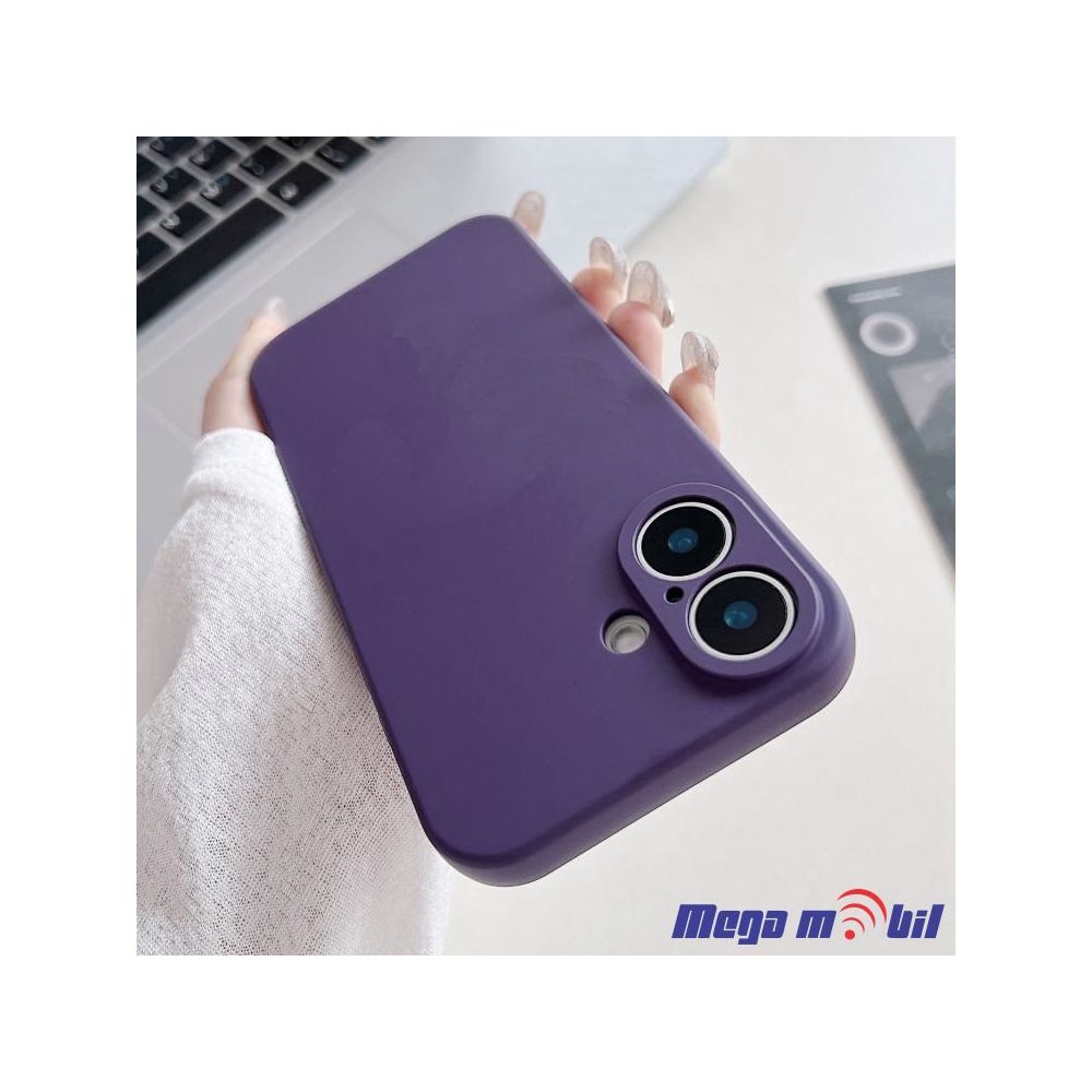 Futrola iPhone 17 Silicon Color dark purple