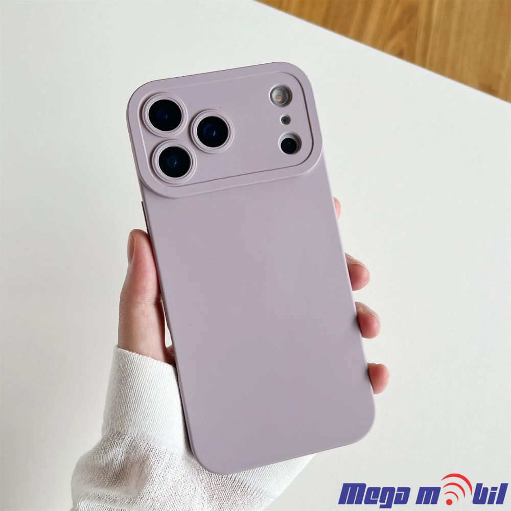 Futrola iPhone 17 Pro Silicon Color light purple