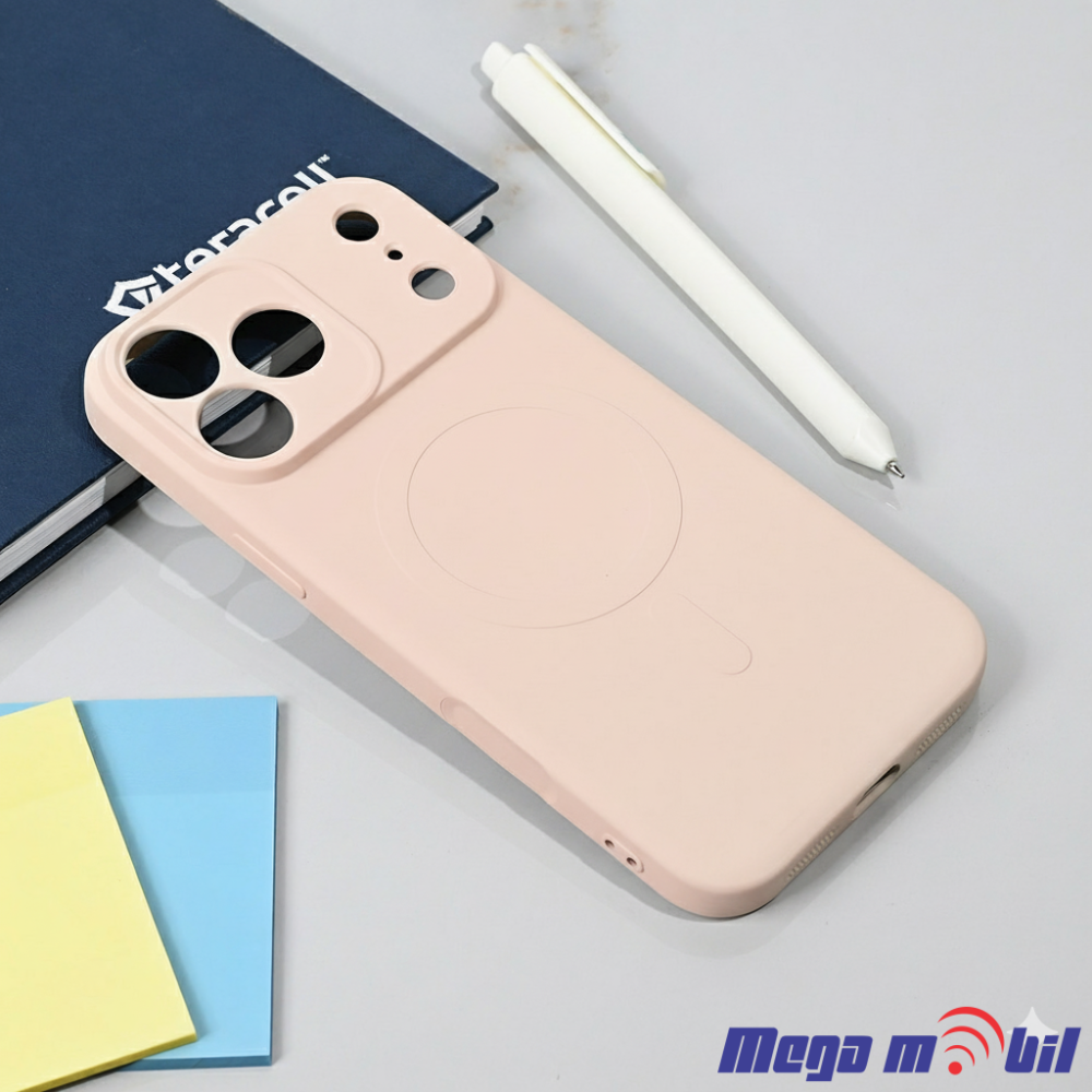 Futrola iPhone 17 Pro Pudding Magsafe pink