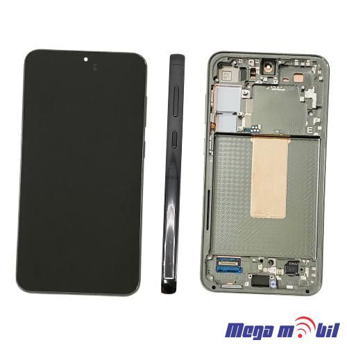 Ekran Samsung S916B S23 Plus 5G SO RAMKA Green full org SH