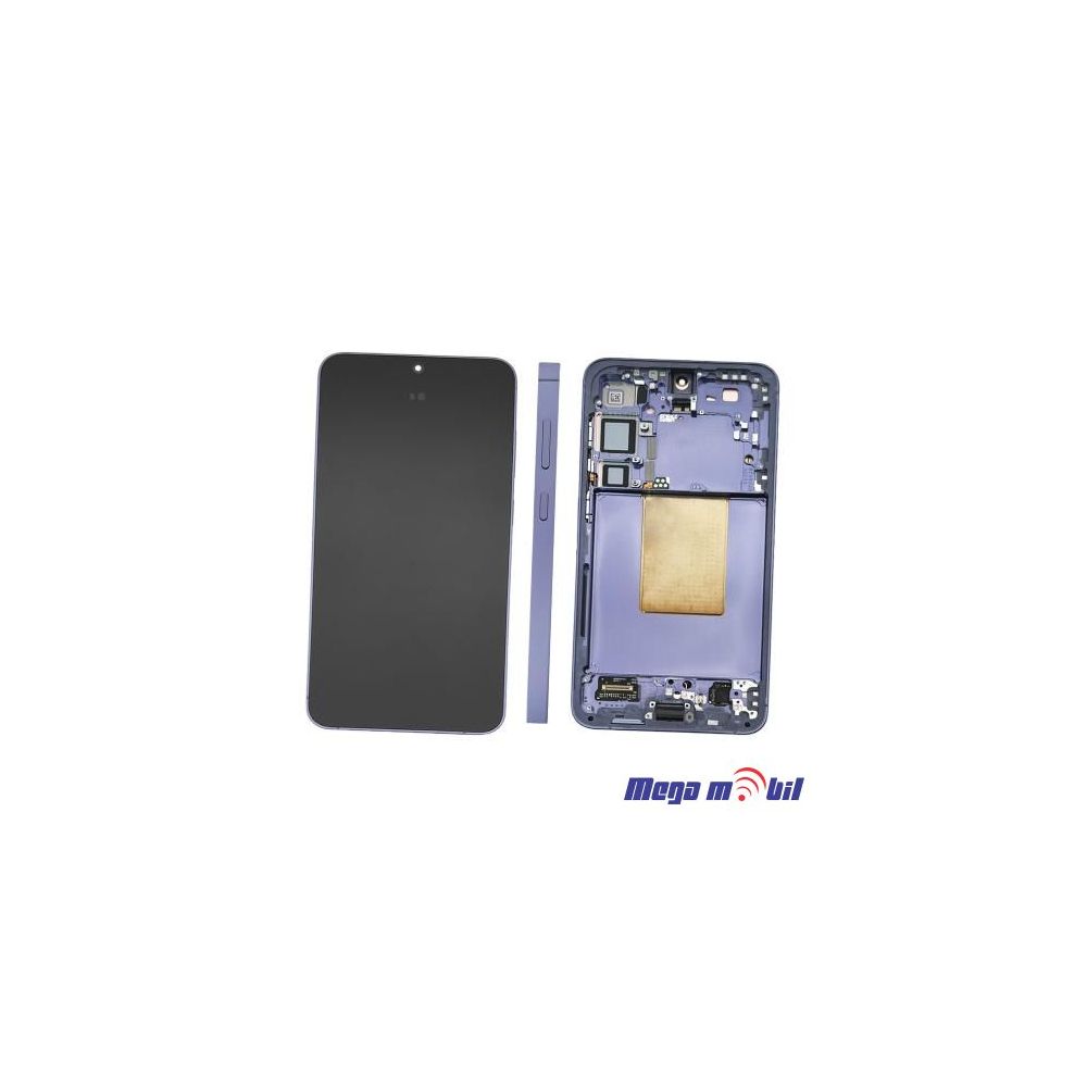 Ekran Samsung S926B S24 Plus SO RAMKA Violet full org SH