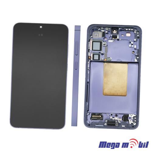 Ekran Samsung S926B S24 Plus SO RAMKA Violet full org SH