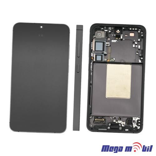 Ekran Samsung S926B S24 Plus SO RAMKA Black full org SH