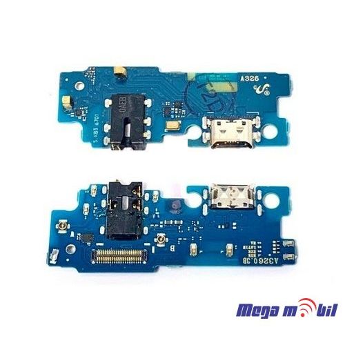 Konektor za polnenje Samsung A326B/ A32 5G komplet plocka full org