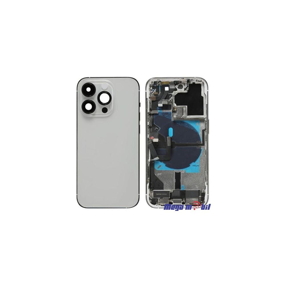 Maska A klasa iPhone 14 Pro Max silver so flet za volume i on/off 