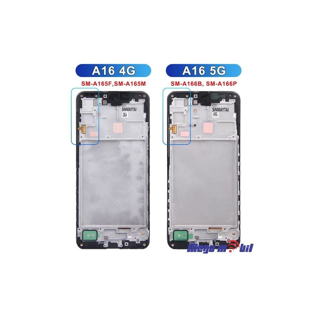 Ekran Samsung A166B/ A16 5G SO RAMKA OLED