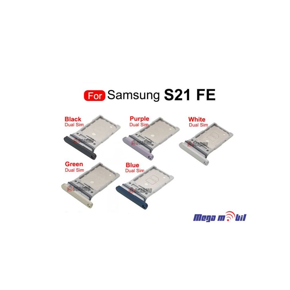 Drzac za Sim Samsung G990B/ S21 FE 5G white