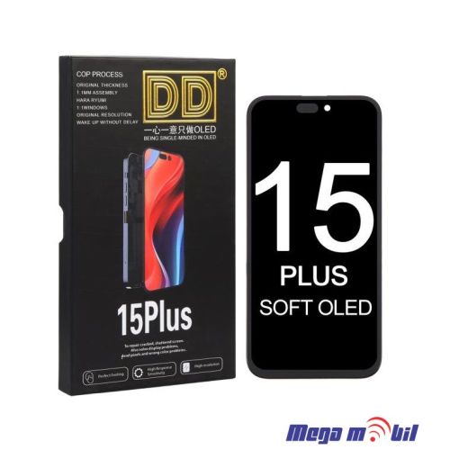Ekran iPhone 15 Plus SOFT OLED DD IC Swappable 