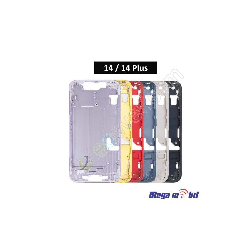 Maska sredisna iPhone 14 Plus black