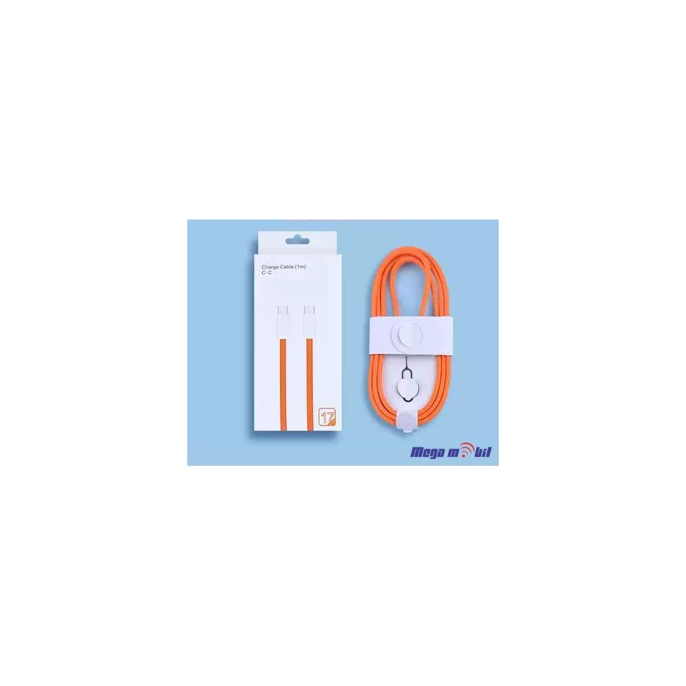 Data Kabel iPhone 17 PD 60W FAST orange